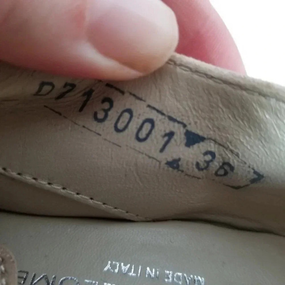 AGL 36 Juliet  Calf Leather Rose Metallic Oxfords Cork Rubber Soles - Picture 13 of 16